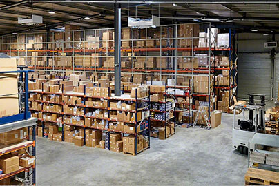 AutoPartsWAY.com warehouse shelves